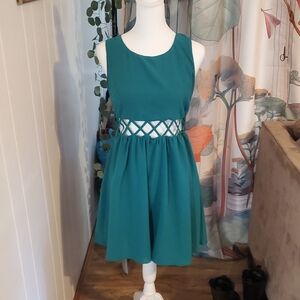 Forever 21 Teal Midi Dress